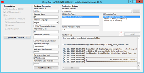 Unified Installer