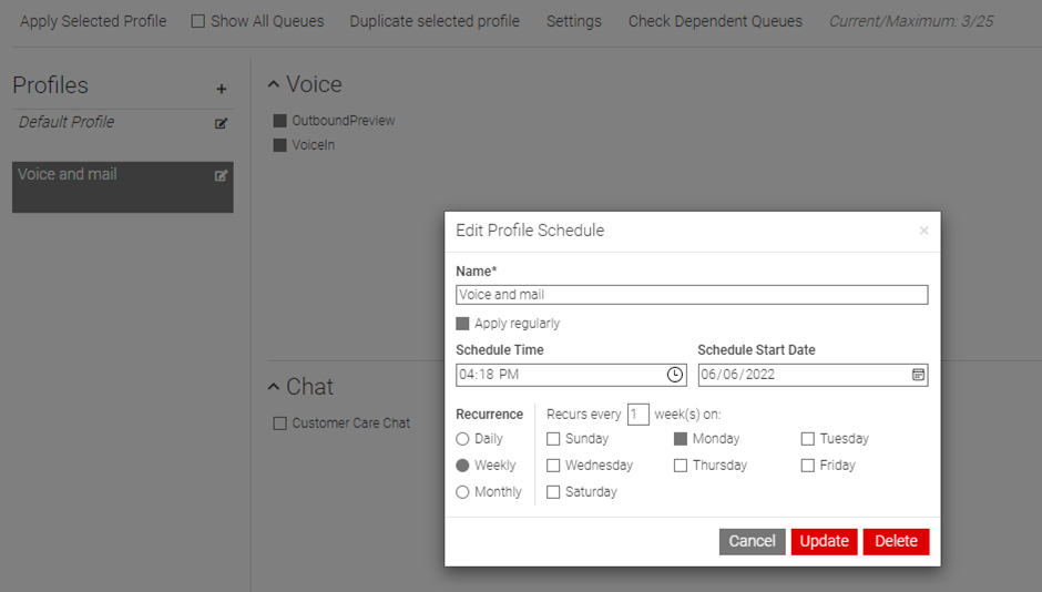 2Ring Gadgets for Cisco Finesse Agent Profile View