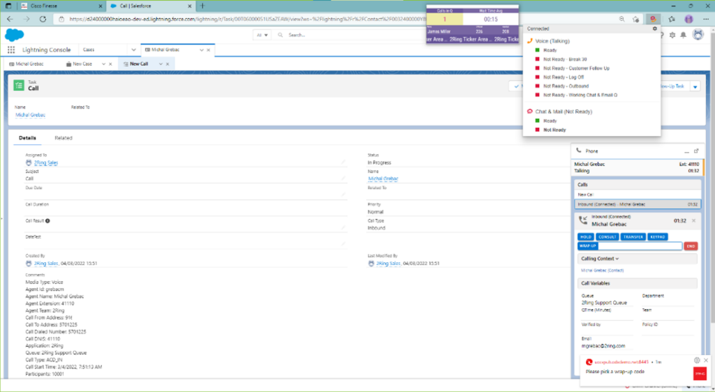 CRM Integrations in Cisco Contact Centers 2Ring