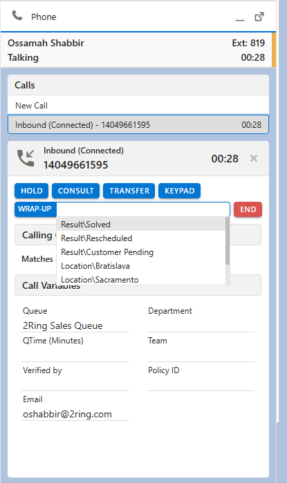 Softphone in Salesforce
