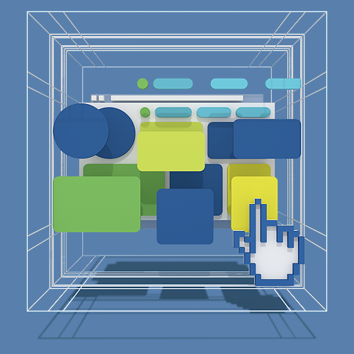 A graphic illustration depicting a 2Ring Dashboards & Wallboards layout